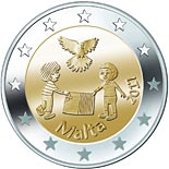 2 euro coin Peace  | Malta 2017