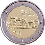 2 euro coin Mnajdra Temples | Malta 2018