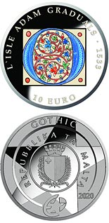 10 euro coin L’Isle Adam Graduals | Malta 2020