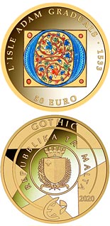 50 euro coin L’Isle Adam Graduals | Malta 2020