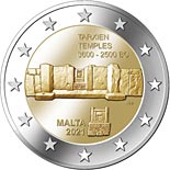 2 euro coin Tarxien temples | Malta 2021