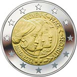 2 euro coin United Nations Security Council Resolution on Women Peace & Security | Malta 2022