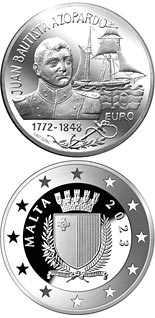 10 euro coin 175th Anniversary of Juan Bautista Azopardo's Death | Malta 2023