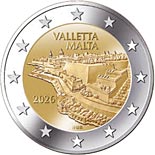 2 euro coin Maltese Walled Cities Valleta | Malta 2026