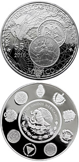 5 peso coin Historic Ibero-American Coins | Mexico 2010
