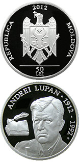 50 leu coin Andrei Lupan – 100 years since birth | Moldova 2012
