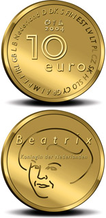 10 euro coin EU Presidency - Enlargement of the European Union  | Netherlands 2004