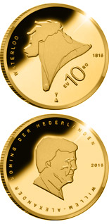 10 euro coin 200th Anniversary of the Battle of Waterloo | Netherlands 2015