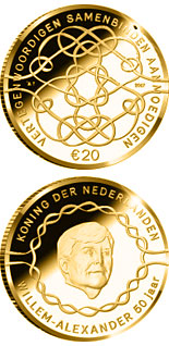 20 euro coin King Willem-Alexander 50 Years | Netherlands 2017