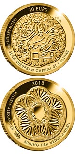 10 euro coin Leeuwarden | Netherlands 2018