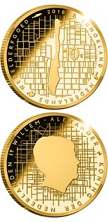10 euro coin Schokland | Netherlands 2018