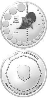 5 euro coin Anton Geesink | Netherlands 2021
