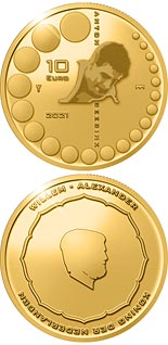 10 euro coin Anton Geesink | Netherlands 2021