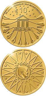 10 euro coin 30th anniversary of the Maastricht Treaty | Netherlands 2021