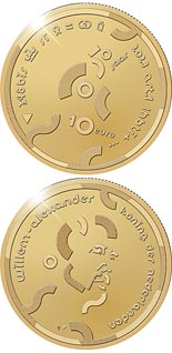 10 euro coin 50 years recognition of COC | Netherlands 2023
