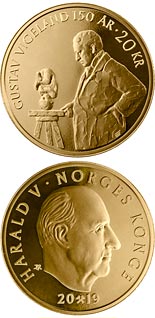 20 krone coin Gustav Vigeland | Norway 2019
