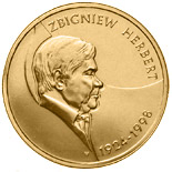 2 zloty coin Zbigniew Herbert (1924 - 1998)  | Poland 2008