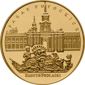 Image of 2 zloty coin - Radzyń Podlaski  | Poland 1999.  The Nordic gold (CuZnAl) coin is of UNC quality.