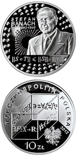 10 zloty coin Stefan Banach | Poland 2012