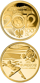 100 zloty coin UEFA EURO 2012 | Poland 2012