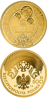 500 zloty coin UEFA EURO 2012 | Poland 2012