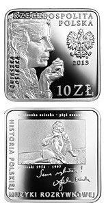10 zloty coin Agnieszka Osiecka  | Poland 2013