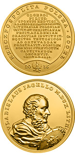 500 zloty coin Ladislas Jagiello  | Poland 2015