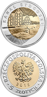 5 zloty coin Bydgoszcz Canal  | Poland 2015