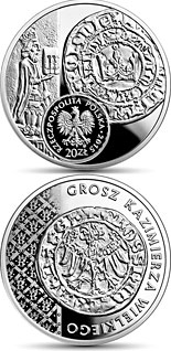 20 zloty coin The grosz of Casimir the Great  | Poland 2015