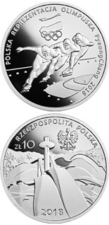 10 zloty coin Polish Olympic Team – PyeongChang 2018 | Poland 2018