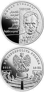 10 zloty coin Roman Rybarski | Poland 2019