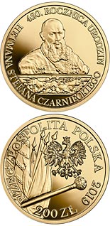 200 zloty coin 420th Anniversary of the Birth of Hetman Stefan Czarniecki | Poland 2019