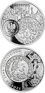 20 zloty coin the szóstak (six grosz) of John III Sobieski | Poland 2019
