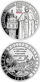 10 zloty coin 100th Anniversary of the Birth of Saint John Paul II | Poland 2020