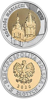 5 zloty coin St. Mary’s Basilica | Poland 2020