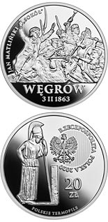 20 zloty coin Węgrów | Poland 2020