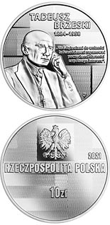 10 zloty coin Tadeusz Brzeski | Poland 2021