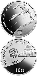 10 zloty coin Polish Olympic Team – Beijing 2022  | Poland 2022