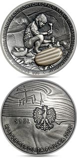 50 zloty coin 100th Anniversary of the Discovery of the Complex of Prehistoric Striped Flint Mines Krzemionki | Poland 2022