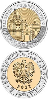 5 zloty coin The Former Benedictine Monastery on Święty Krzyż Mountain  | Poland 2022