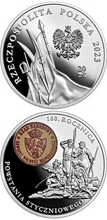 20 zloty coin 160th Anniversary of the January Uprising  | Poland 2023