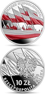 10 zloty coin The Independence March | Poland 2023