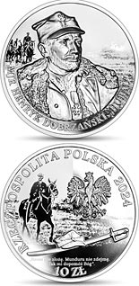 10 zloty coin Major Henryk Dobrzański Hubal | Poland 2024