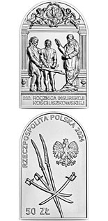 50 zloty coin 230th Anniversary of the Kościuszko Insurrection | Poland 2024