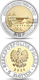 5 zloty coin The Benedictine Abbey in Tyniec | Poland 2024