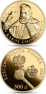 500 zloty coin Jan Karol Chodkiewicz | Poland 2025