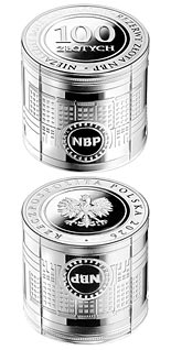100 zloty coin Independent Central Bank – NBP’s Gold Reserves | Poland 2026