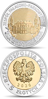 5 zloty coin The Palace and Park Complex in Kozłówka | Poland 2026
