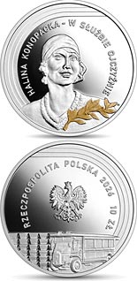 10 zloty coin Halina Konopacka – In the Service of the Homeland | Poland 2026