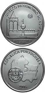 5 euro coin Historic Centre of Evora | Portugal 2004